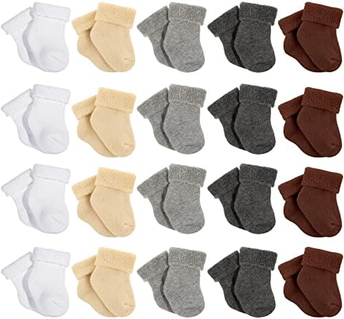 20 пар предеми чорапи бебе девојчиња чорапи предвремено бебиња чорапи предеми новородени чорапи за прееми унисекс бебе
