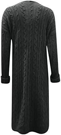 Foviguo плус големина Peacaat за жени, зимска јакна со долг ракав Ensanto за жени туничен датум ноќ лапел дебела