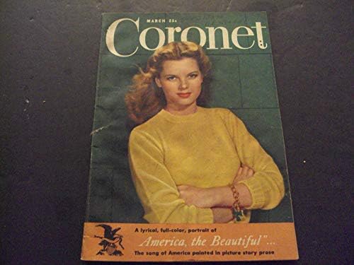 Списание Коронет Март 1946 Америка Убавата Целосна Боја
