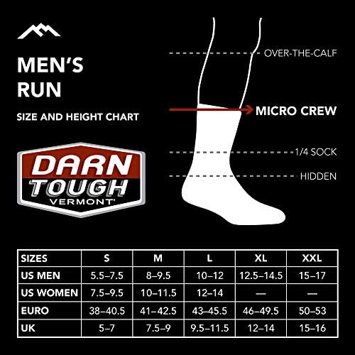 Darn Tough (стил 1036 машка микро екипаж ултра лесна тежина со чорап