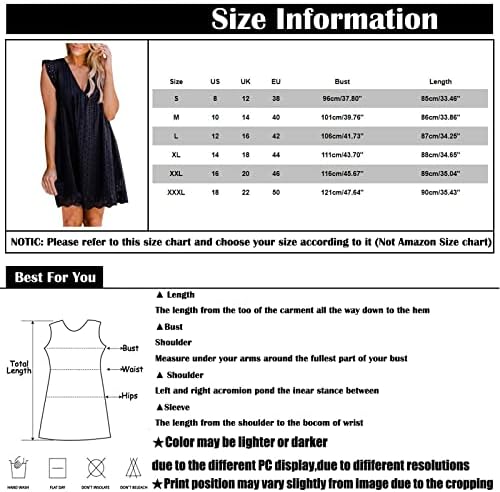 Фрагарн макси фустан за жени од одмор на плажа, женски исечен џеб резервоар за џеб на врвот Хакама лето цврст V врат мини фустан