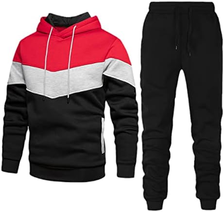 Активната облека на Рокурл Активна облека, џемпер и панталони 2 парчиња, обична лабава руно топла улична облека