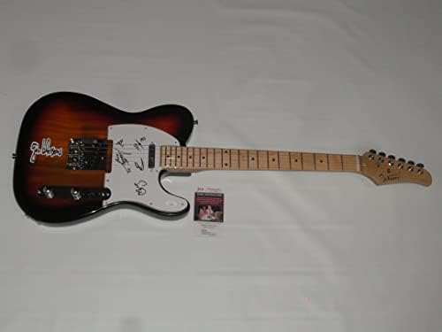 Цветовите на џин потпишаа електрична гитара за сончање Робин Вилсон, сите 5 JSA COA