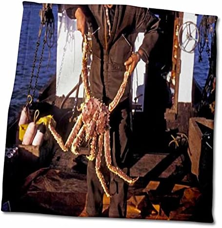 3drose Florene Подводни животни - Човек кој држи рак од морски крал - крпи