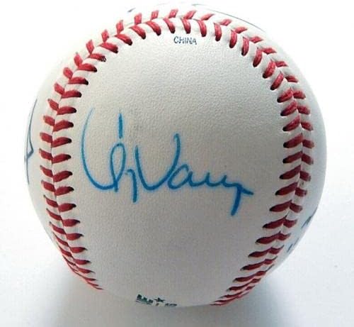 Потпишан Rawlings Baseball 8 Autos Cardenal Huff Meacham Phelps Borders Johnson - Автограмирани бејзбол