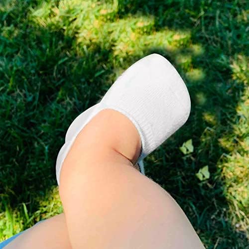 Bistyle бебе без шоу чорапи 6 пара | Новороденче за новороденчиња чорапи против алергичен памук | Детски момчиња девојчиња со ниско