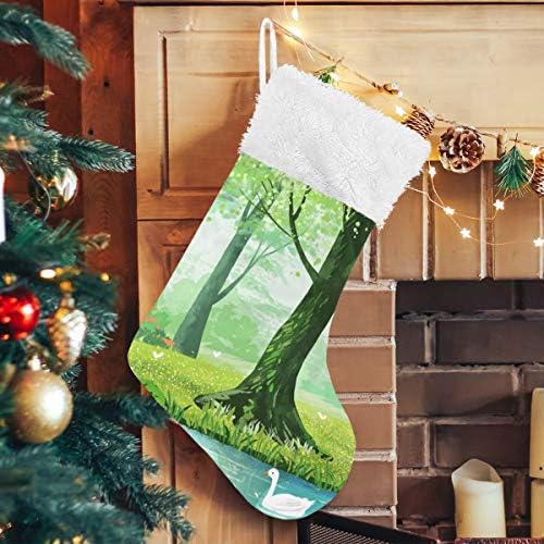 Пимилагу две патки Божиќни чорапи 1 пакет 17,7 , виси чорапи за Божиќна декорација