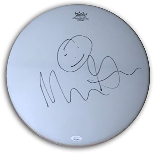 Мејси Греј потпиша автограмиран 14 тапан глава поп -пејач Среќен лице JSA FF06289