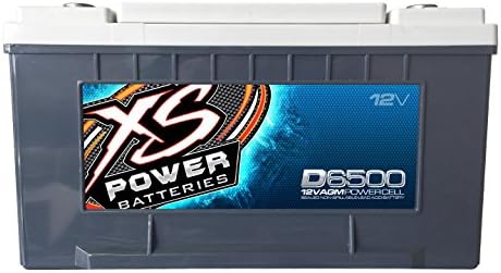 XS Power D6500 XS Series 12V 3.900 AMP AGM High излезна батерија со терминален завртка M6