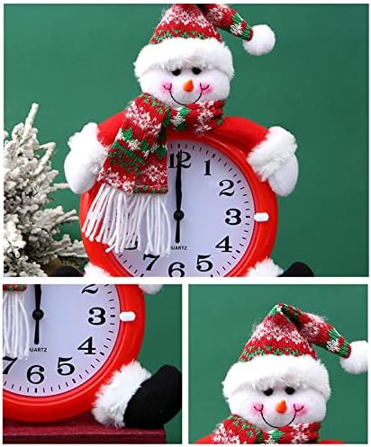 Божиќ Часовник Кревет Другар Креативни Мали Подарок Часовник Орнаменти Снешко Стариот Човек Неми Јасмин Украс