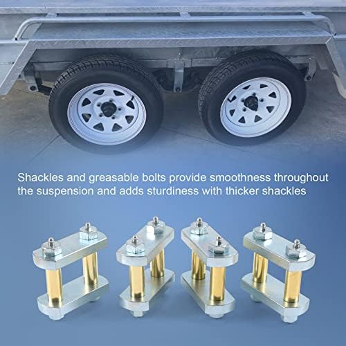 Комплет за надградба на тешката трепки Radhlbniu компатибилен со CRE3000, залихи и Equaflex 2.25 окови за камион/приколки за тандем оски