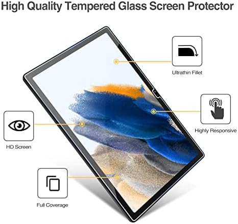 Procase Slim Smart Cover пакет со заштитници на екранот за Galaxy Tab A8 10.5