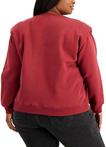Калвин Клајн фармерки женски плус рамо влошки Цврст џемпер