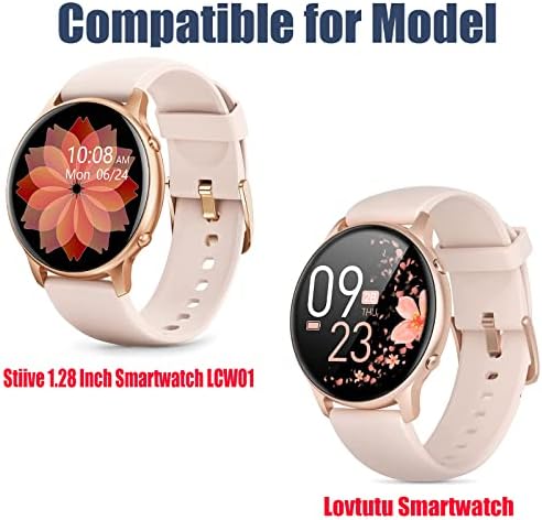 Компатибилен со STIIVE SmartWatch LCW01 полнач, полнач за магнетна замена компатибилен со Stiive 1.28 Watch/Lovtutu Watch/Moowhsh