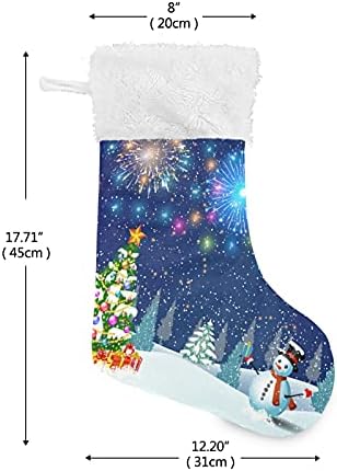 Божиќна дрво Снежаман 20201225 Божиќни чорапи Големи Божиќни чорапи за божиќна трпезарија дрво камин виси чорапи чорапи за украси за Божиќни забави