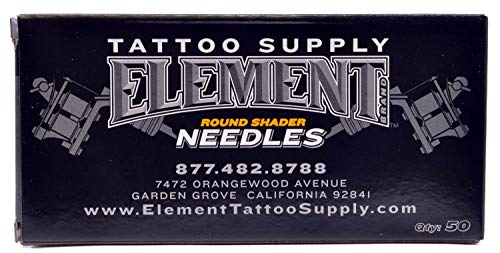 Елемент Тетоважа Снабдување 7RS Тетоважа Игли Долга Бар Кутија од 50