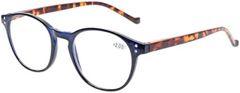 НОРПЕРВИС 5 Пара Очила За Читање-Стандардно Вклопување Пролетни Шарки За Читање Очила За Мажи И Жени