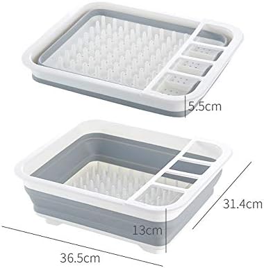 CCBUY преклопна сад за садови за кујнски држач за складирање на садови за садови за садови за садови преносни решетки за сушење домашна полица