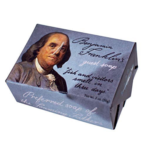 Бенџамин Френклин гостин сапун - направен во САД