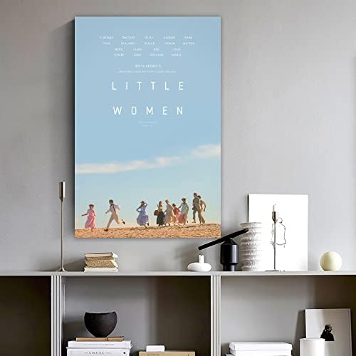 Филмски постер Мали жени Постер за филм на уметнички wallидни платно слики за модерен канцелариски декор гроздобер отпечатоци 12 x 18
