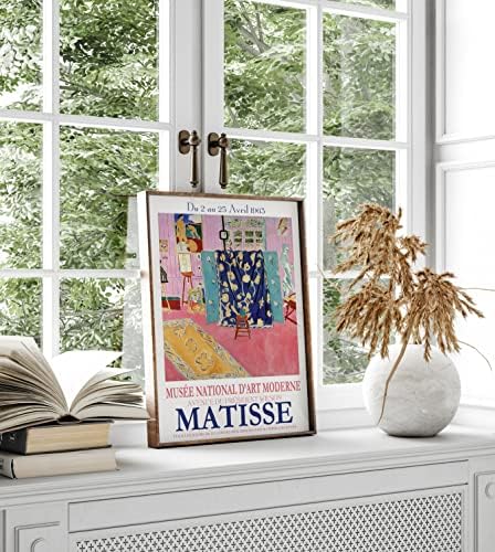 Изложба на wallид Матис wallид уметност - естетски декор за декор и отпечатоци, додатоци на просторијата на Анри Матис и минималистичка wallидна