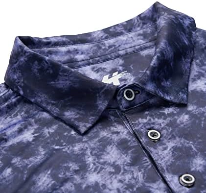 Толоер Поло кошули за мажи за влага за печатење на влага за печатење, голф кошула, лежерен краток ракав