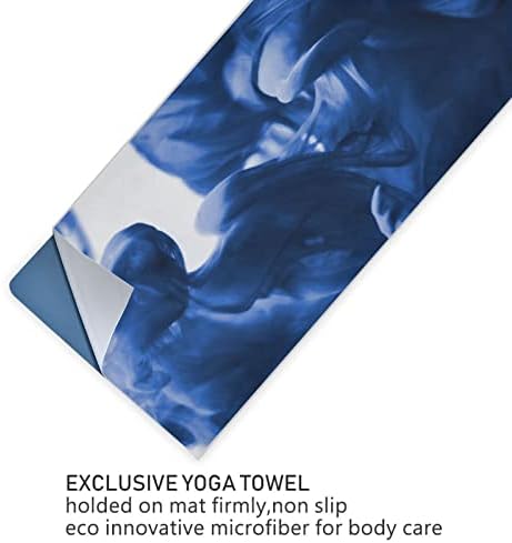 Аугенстерска јога ќебе со акварел-сино-психоделична јога крпа јога мат пешкир