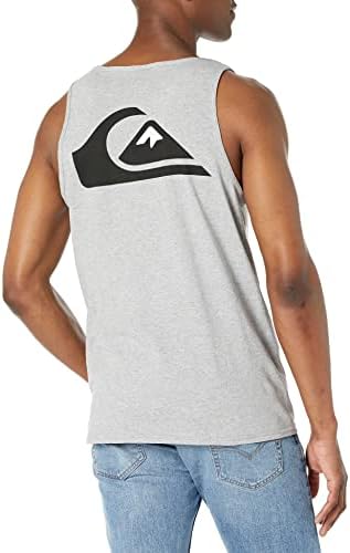 Quiksilver Men's MW MW лого без ракави резервоарот врвен маичка со маички