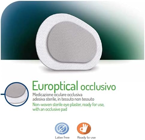 Европски оклузиво 2 x 2,5 во нетртирана стерилна лепенка за очите подготвени за употреба-за страбизам и превенција и третман на