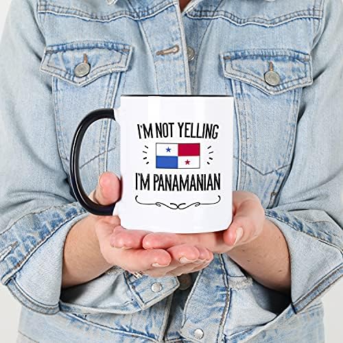 Каситика Панама Подароци. Не Викам Јас Сум Панамски Керамички 11 Мл Кафе Кригла. Презентирајте Идеја за Латински Горди Мажи / Жени