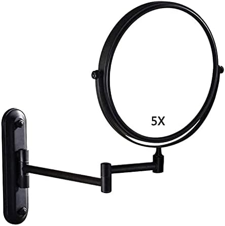 Deihge Vanity Mirror, Mirkup Mirror Vanity Mirror Wallид монтирано и нормално двострано 360 ° ротирачки проширување за козметичко огледало