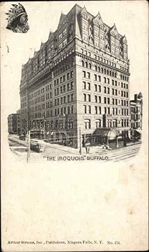 Хотелот Ирокез Бафало, Њујорк Њујорк Оригинална Античка Разгледница