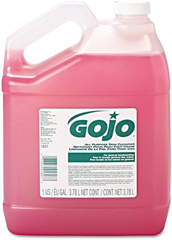 Gojo 180704 Масовно истурете ја целата намена за розов лосион сапун, цветно, шише 1гал, 4/картон