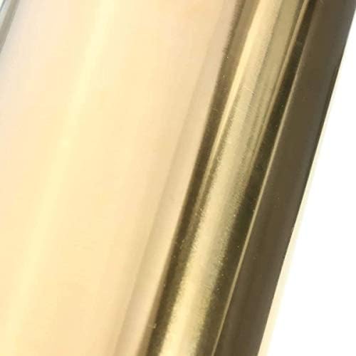 Умки месинг плоча qqi H62 тенка метална плоча во месинг бакарен лист за обработка на метал, дебелина: 0. Должина од 5 мм: 2 м, ширина: 30мм