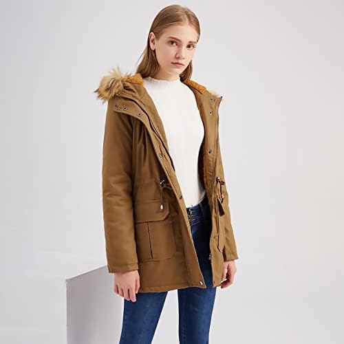 Кадифен слој палто јака зимско топло палто Голема големина женски водечки јакна тешки зимски палта плус големина