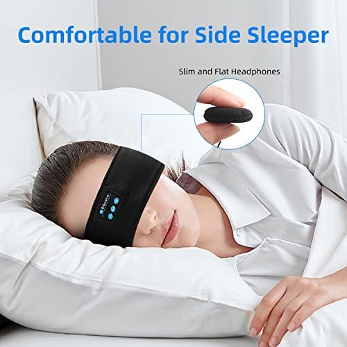Слушалките за спиење на Leekaowee 2023New, слушалки за спиење во Bluetooth Sports, со ултра тенки стерео звучници со висока дефиниција, погодни