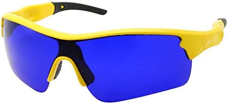 Очили за пронаоѓач на топки за голф - вистинска сина леќа - рамка за спортски стил - завиткајте ги очилата за сонце