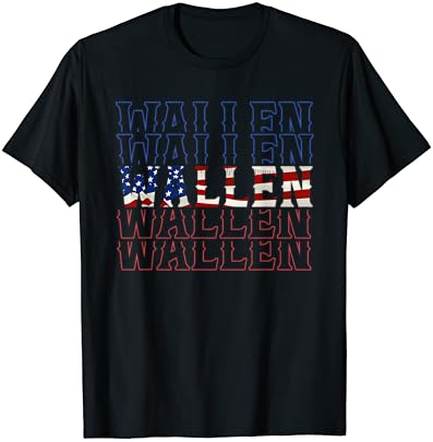 Симпатична wallидна кошула Американско знаме црвено бело сино маица