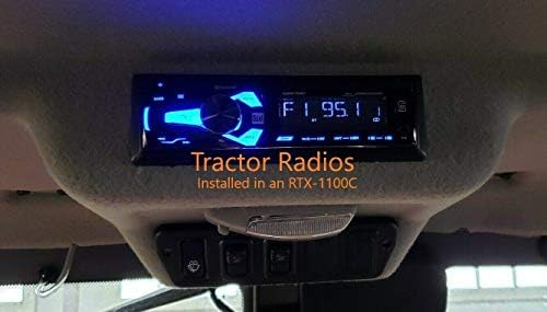 Компатибилен Кубота Трактор Директно Поврзување СТЕРЕО Радио MP3 AM FM USB Aux Bluetooth Далечински Rtv-1100 RTX - 1100c Темперамент Приклучок