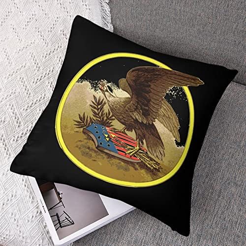 Американски ќелав орел сет од 2 фрлање перници за фрлање квадратни перници перници за софа кауч спална соба
