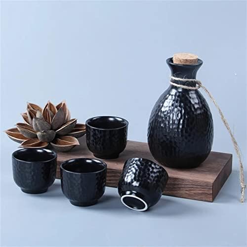 ГАНФАНЕН Вино сет керамика, постави дома колк колк, мали чаши чај чаши духови за пијалоци, флагонски водени опрема