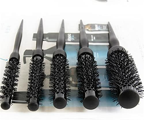 Wybfztt-188 тркалезна коса чешел фризура за виткање на коса, најлонски керамички железо цевка, алатки за стилизирање на салони за