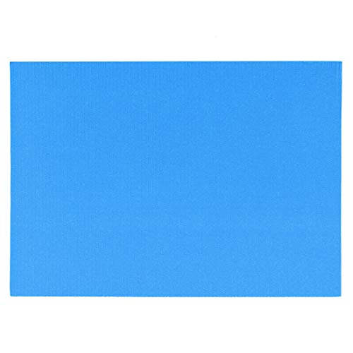 Uxcell 5 парчиња брановидни картонски листови со хартија, светло сина боја, 7,87-инчен x 11,90-инчи, за занаетчиски и DIY проекти