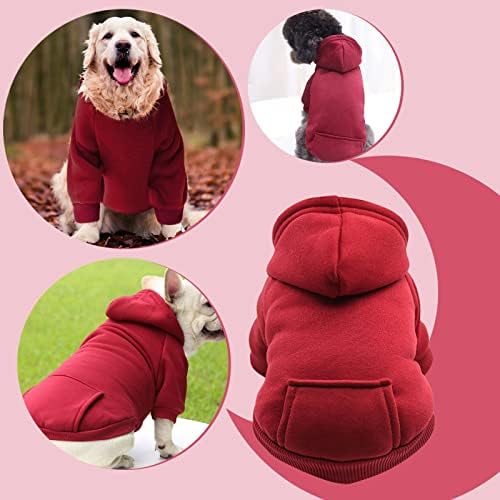 Капена џемпер за кучиња мачка девојка есен куче - џемпер од руно зимски кучиња топло момче средно за мало кутре кутриња со џебна облека