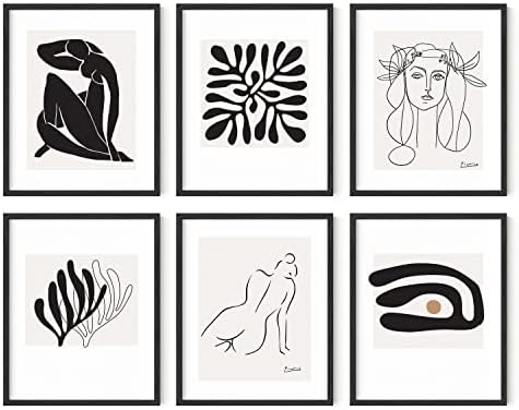 Постери на Хаус и Хуес Анри Матис и wallидна уметност на Пикасо - сет од 6 матис отпечатоци и постери на Пикасо | Анри Матис отпечати