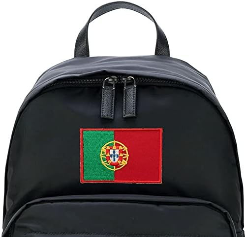 A-One 2 PCS Pack- Лисабон Белем кула Ptach+Португалско знаме везови, тема за теми на земја, лепенка, DIY Sew-on/железо за патување,
