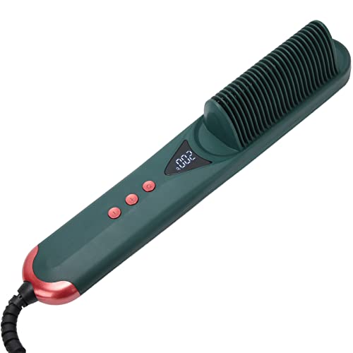 Зацврстувач на косата, LCD засилување на косата со повеќе функции на воздухот за заби на чешел за чешел за жени за бербер за дома за шминка
