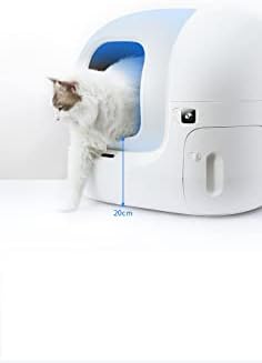 Wyfdp 7L Капацитет Интелигентна Кутија За Отпадоци За Мачки За Домашни Миленици Автоматски Тоалет За Самочистење За Мачки Wifi Голема Обука