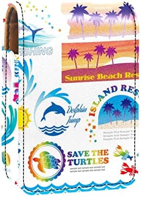 Плажа Летен Одмор-Поврзани Инфо-Графички Кармин Случај Со Огледало За Чанта Преносни Случај Носителот Организација