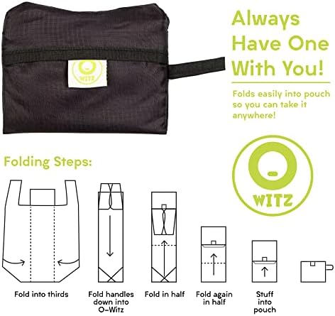 О-Витс за намирници за еднократна употреба | Ibrивописна торба за тота за намирници, салата, опрема за плажа, играчки и повеќе | Дизајн